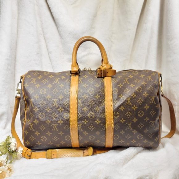 Louis Vuitton Keepall 45 bandouliere luggage travel bag - Picture 2 of 16